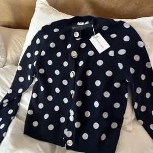 Sandy Liang Cairo Polka Dot Cardigan